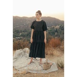 Christy Dawn Theo Dress in Noir Daisy Field